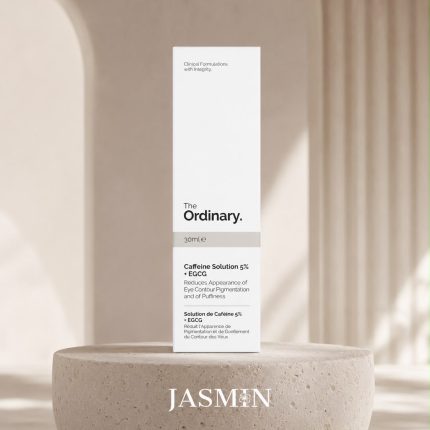 خرید سرم دور چشم The Ordinary Caffeine Solution 5% + EGCG حجم 30 میل؛ سرم سبک اوردینری حاوی کافئین برای کمک به کاهش ظاهر پف و تیرگی زیر چشم.