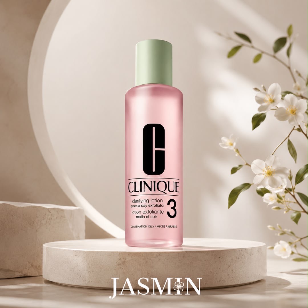 خرید تونر Clinique Clarifying Lotion 3 | تونر کلینیک مخصوص پوست مختلط تا چرب خرید تونر کلینیک Clinique Clarifying Lotion 3؛ تونر شفافکننده و لایهبردار ملایم مخصوص پوست مختلط تا چرب، مناسب پاکسازی بهتر و آمادهسازی پوست.