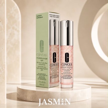 خرید ژل آبرسان دور چشم Clinique Moisture Surge Eye 96-Hour Hydro-Filler حجم 15 میل؛ آبرسان سبک و ژلی کلینیک مناسب لطافت و شاداب‌تر دیده شدن پوست دور چشم.