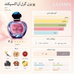 عطر دیور پویزن گرل آناکسپکتد رایحهای شیرین، ادویهای، مرکباتی و زنانه دارد. در شروع، رایحه تازه و درخشان پرتقال خونی و لیمو حس انرژی و نشاط ایجاد میکند. در ادامه، حضور زنجبیل به عطر حالتی تند، متفاوت و هیجانانگیز میدهد و باعث میشود این نسخه نسبت به Poison Girl معمولی، کمی جسورتر و غیرمنتظرهتر احساس شود. در پایان، رایحههای گرم و شیرین مانند وانیل و دانه تونکا روی پوست باقی میمانند و عطری نرم، جذاب و ماندگار ایجاد میکنند.