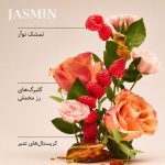 رایحه لوسیون بدن بت اند بادی Into the Night با رایحه تمشک تیره، رز مخملی، کهربا، پچولی و مشک موکا؛ لوسیون بدن زنانه، خوشبو، گرم و لوکس