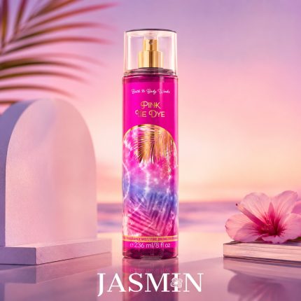 خرید بادی اسپلش بت اند بادی Pink Tie Dye با رایحه سیب آبدار، نیلوفر آبی و شکوفه پنبه؛ بادی اسپلش دخترانه، سبک، خوشبو و مناسب استفاده روزانه.