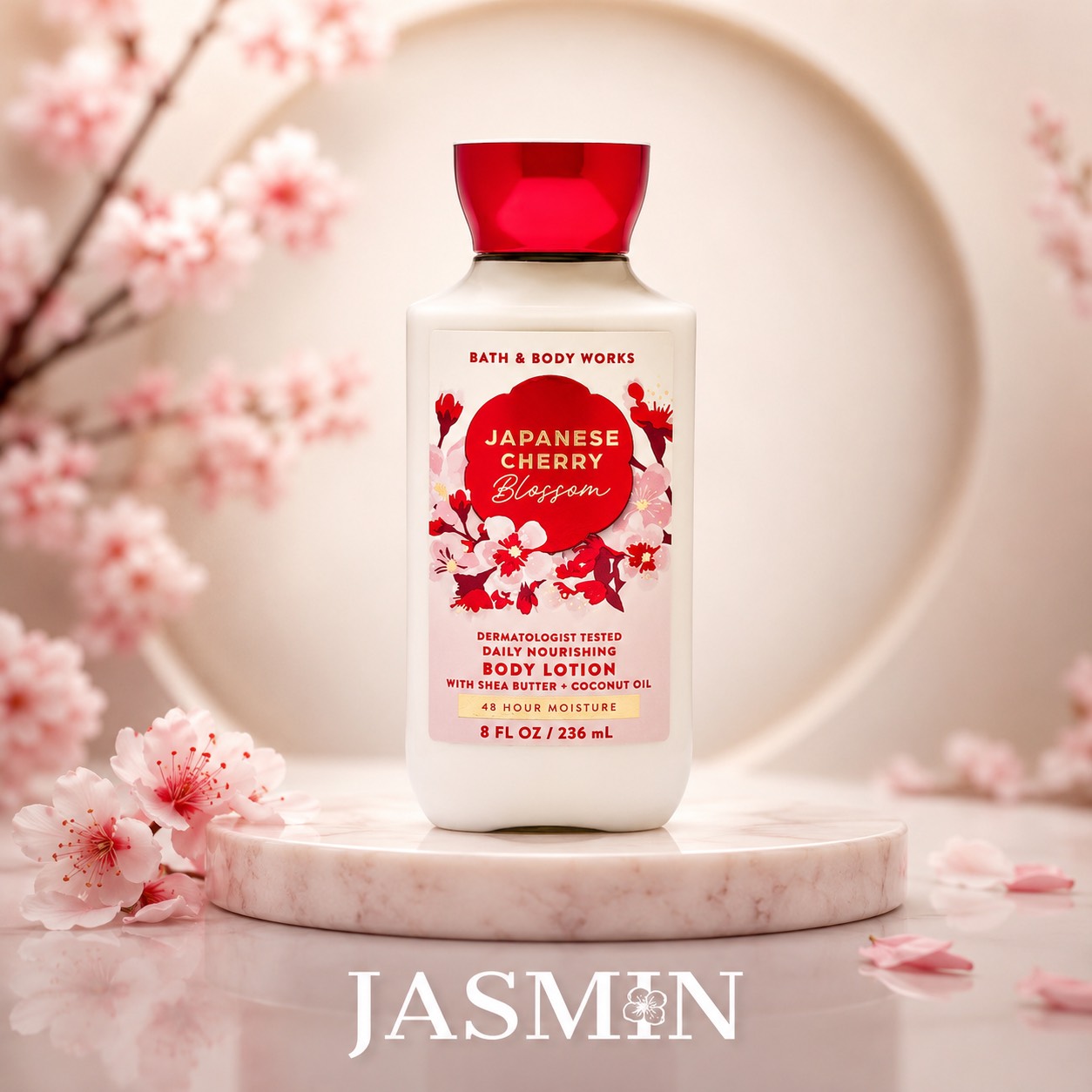 خرید لوسیون بدن بت اند بادی Japanese Cherry Blossom خرید لوسیون بدن بت اند بادی Japanese Cherry Blossom با رایحه شکوفه گیلاس ژاپنی، گلابی آسیایی، یاس سفید و چوب صندل؛ لوسیون بدن زنانه، خوشبو و مناسب استفاده روزانه