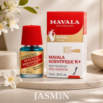خرید محلول تقویت‌کننده و سخت‌کننده ناخن ماوالا Mavala Scientifique K+ حجم 5 میل، مناسب ناخن‌های ضعیف، شکننده و لایه‌لایه، حاوی Pro Keratin برای کمک به استحکام ناخن.