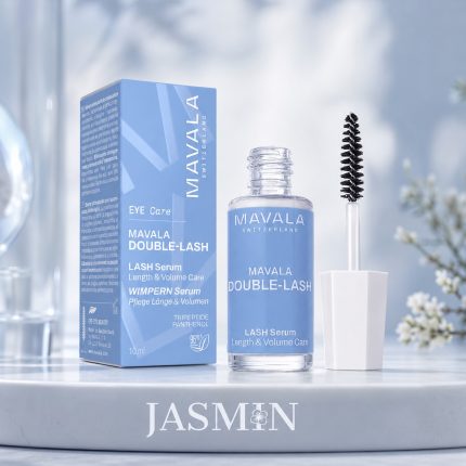 خرید سرم تقویت‌کننده مژه ماوالا Mavala Double-Lash حجم 10 میل، مناسب مراقبت از مژه‌های ضعیف و کم‌پشت، حاوی تری‌پپتاید و پانتنول برای کمک به تقویت، افزایش لطافت و بهبود ظاهر مژه‌ها.