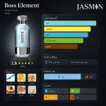 راهنمای خرید عطر Boss Element اصل با رایحه خنک، آبی، مرکباتی و چوبی. بررسی نت‌های بویایی، ماندگاری، پخش بو و قیمت ادکلن Hugo Boss Element.